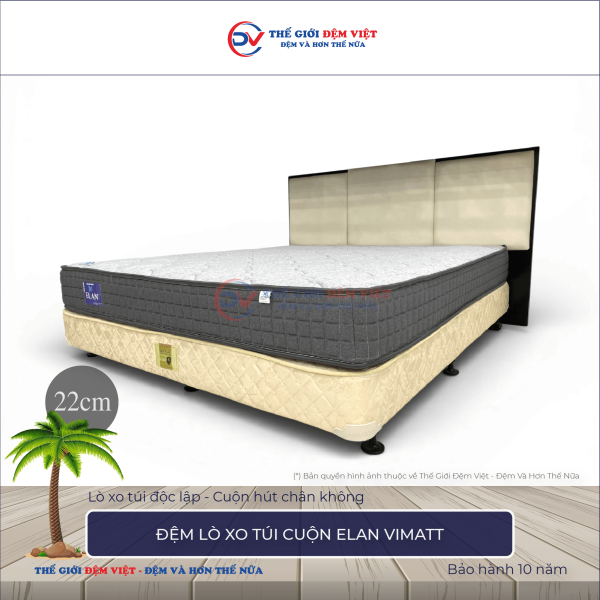 Đệm lò xo túi cuộn Elan Vimatt